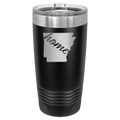 Arkansas Home 20 oz Tumbler | Black
