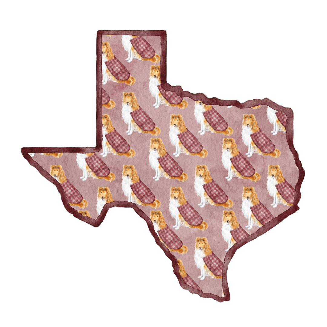 Her Majesty, Maroon Patterned Door Hanger