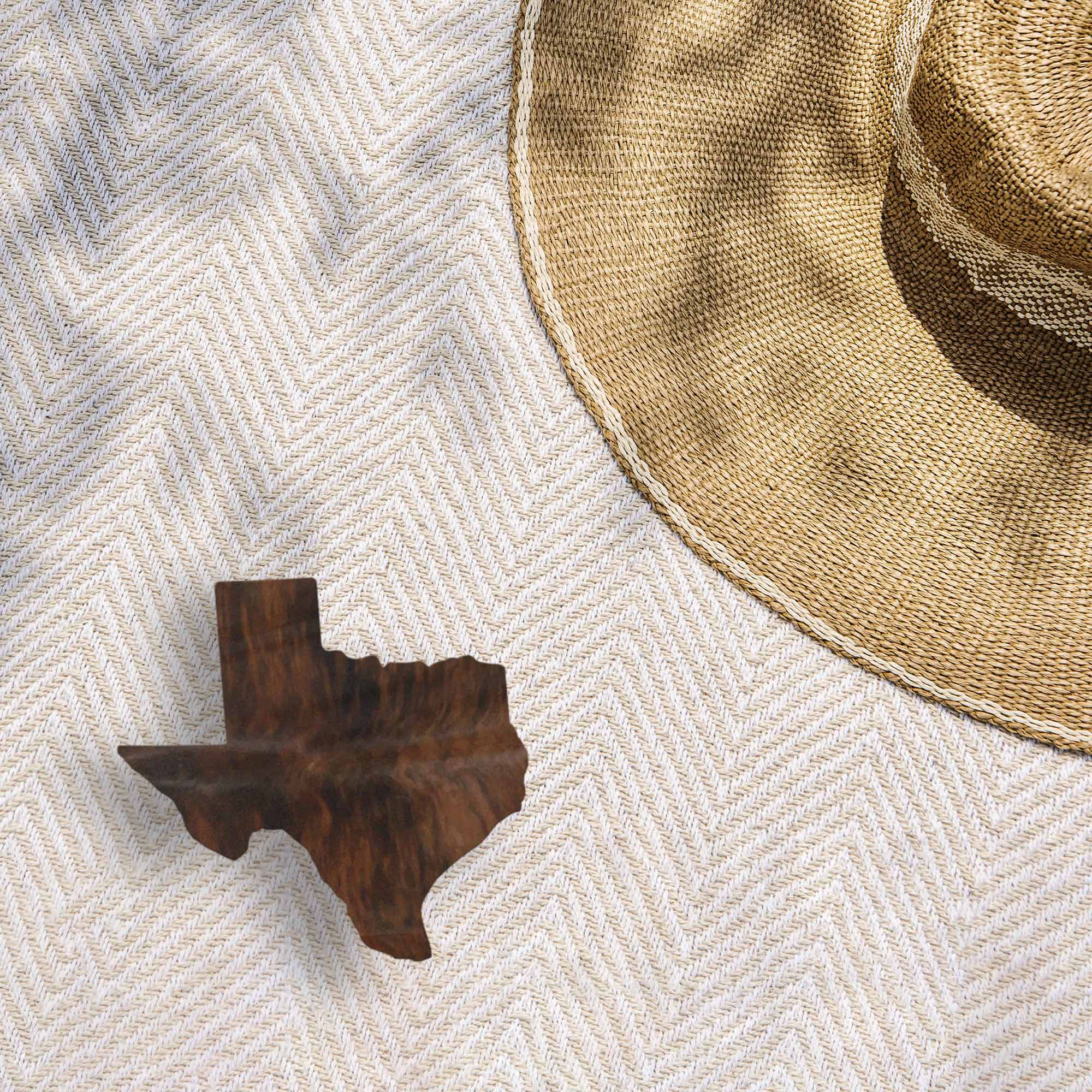 Texas Brindle Sticker - Cute TX Cowhide Decal