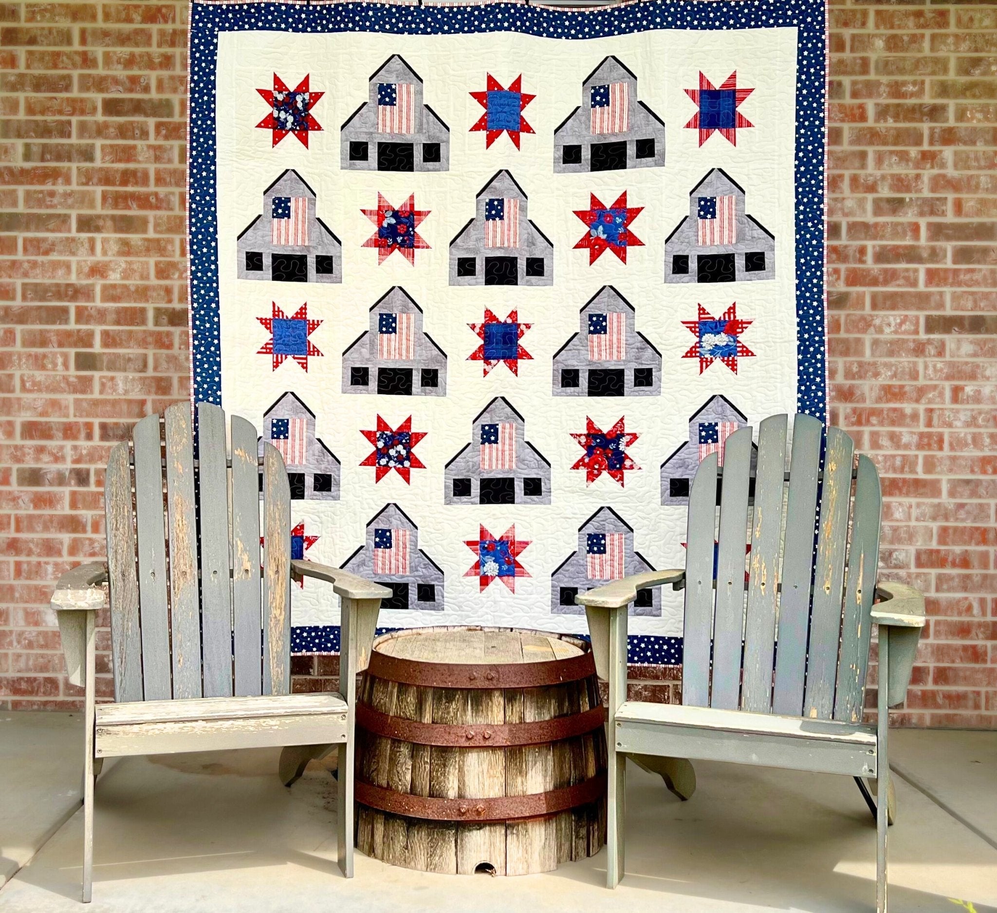 American Heartland Quilt Pattern - PAPER PRINT VERSION