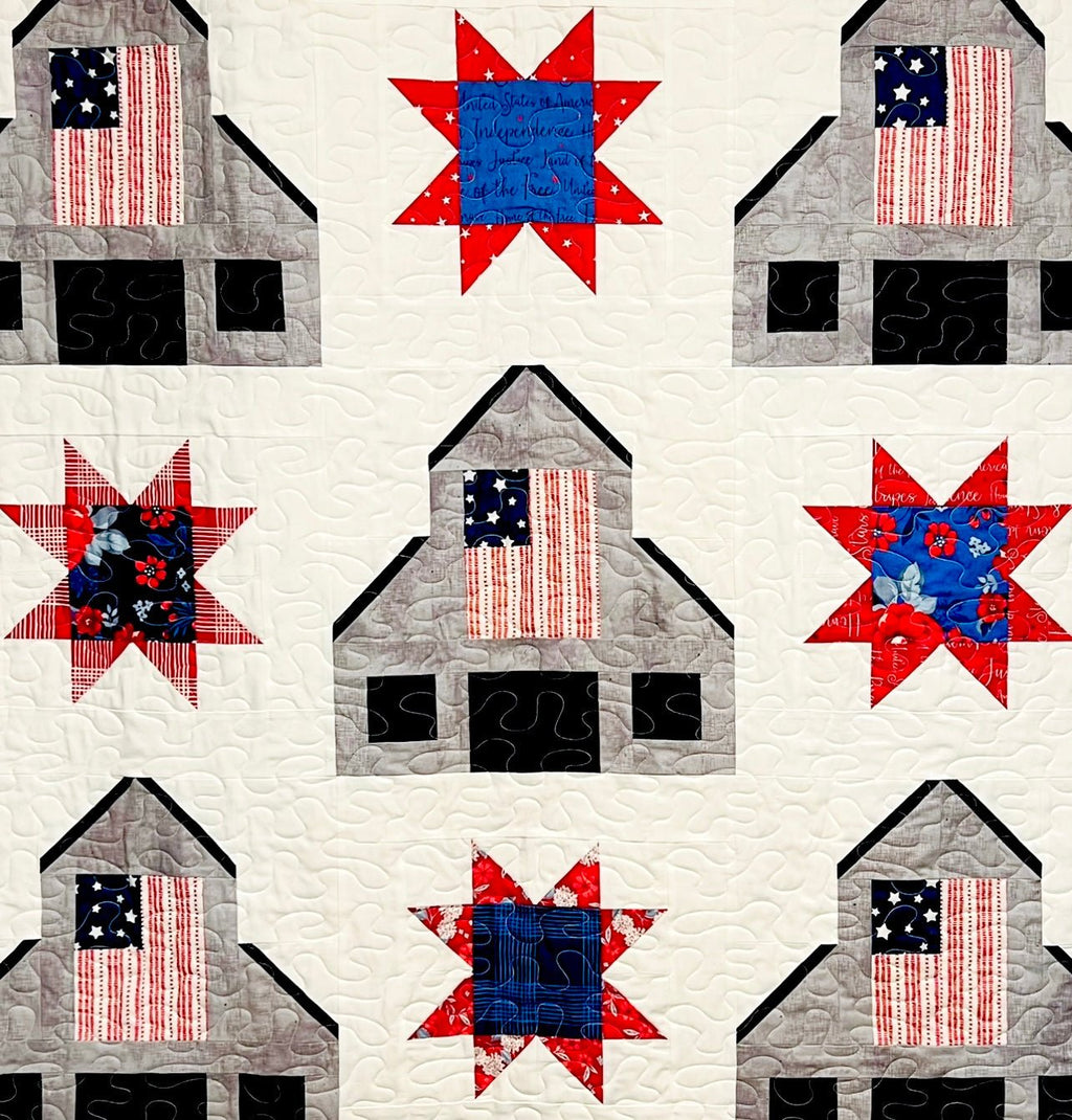 American Heartland Quilt Pattern - PAPER PRINT VERSION
