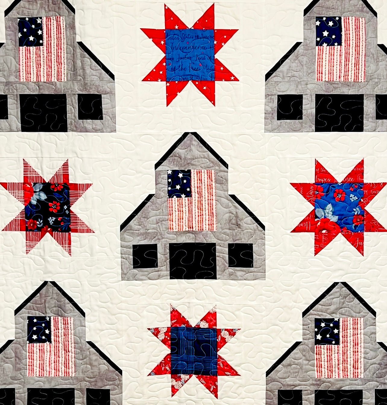 American Heartland Quilt Pattern - PAPER PRINT VERSION