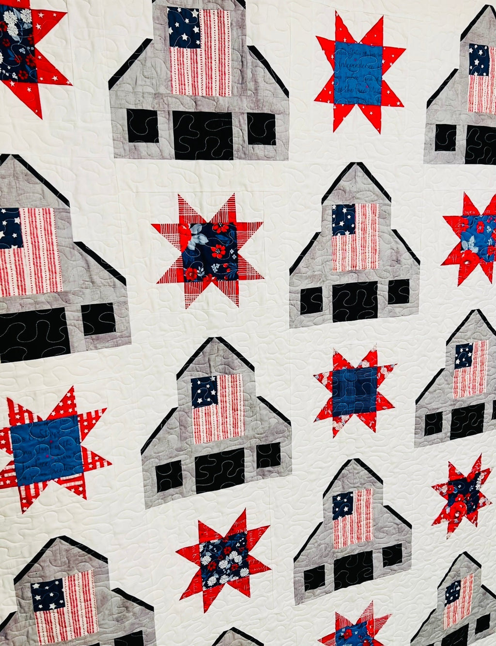 American Heartland Quilt Pattern - PAPER PRINT VERSION
