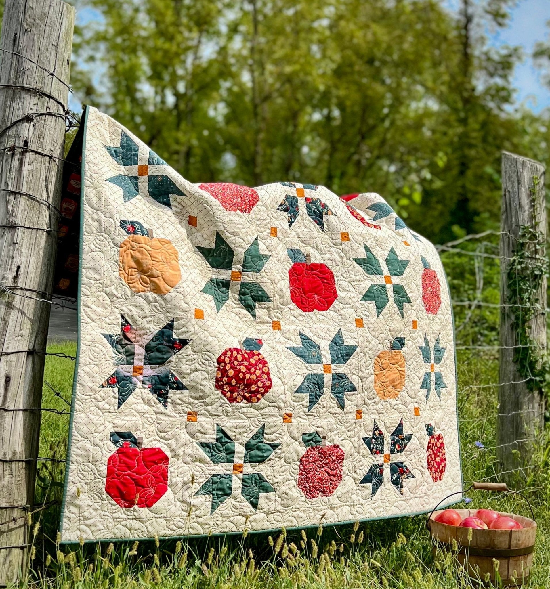 Apple Butter Days Quilt Pattern - Paper Print Version