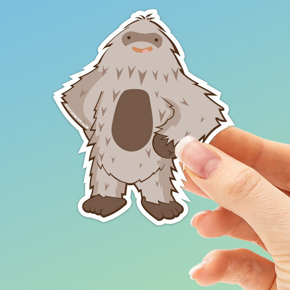 Confident Sasquatch Sticker