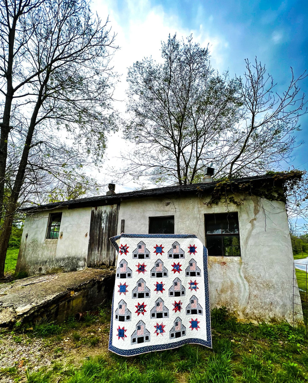 American Heartland Quilt Pattern - PAPER PRINT VERSION