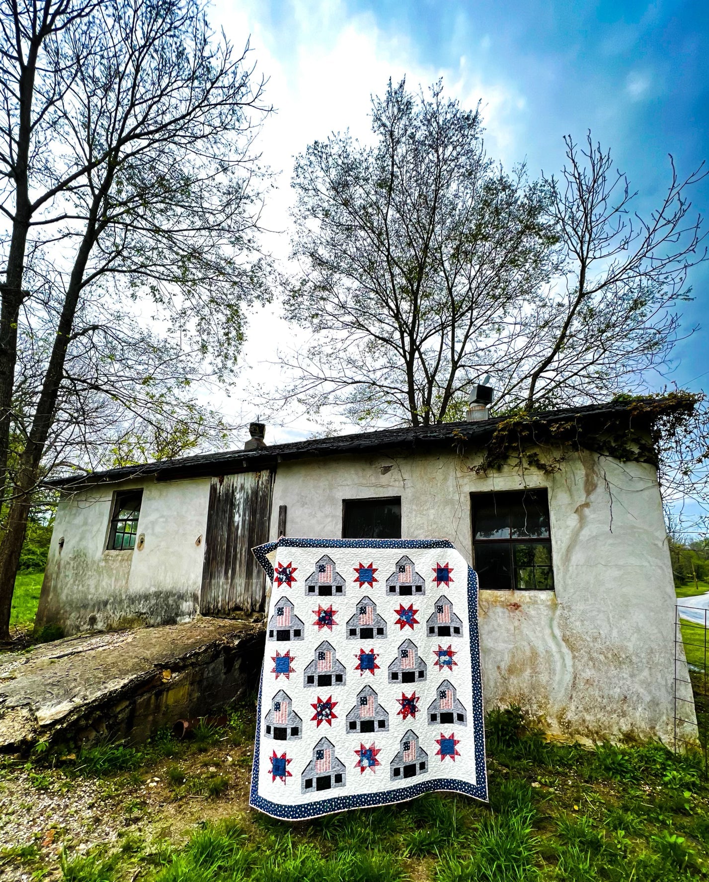 American Heartland Quilt Pattern - PAPER PRINT VERSION