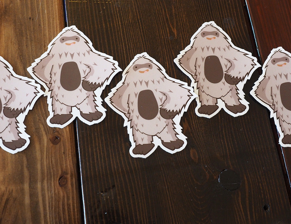 Confident Sasquatch Sticker